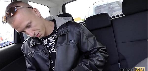  HUNT4K. Bald cuck sells girlfriends twat for solid amount